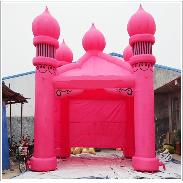 大茂镇粉色帐篷
